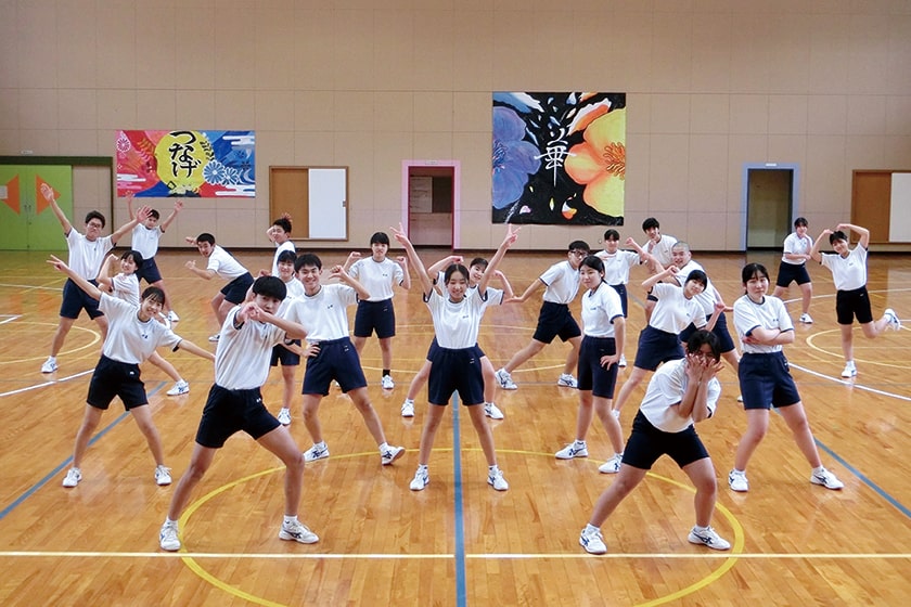 全国小・中学校リズムダンスふれあいコンクールへの協賛イメージ